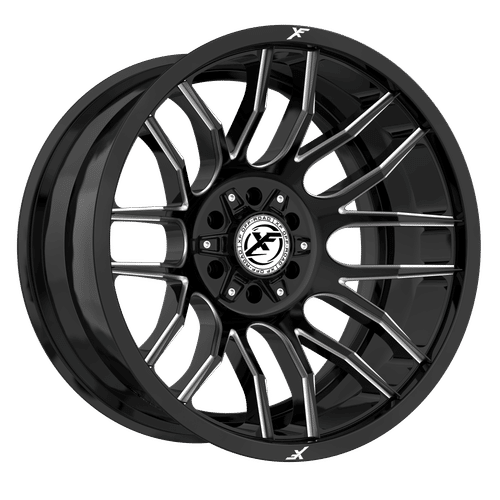 XF OFFROAD XF-232 Gloss Black Milled 20X10 5x127/5x139.7 +-12 78.1HB