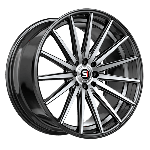 SPEC-1 RACING SP-69BMU Gloss Black Machined / Undercut 17X7.5 5x100/5x114.3 +42 73.1HB