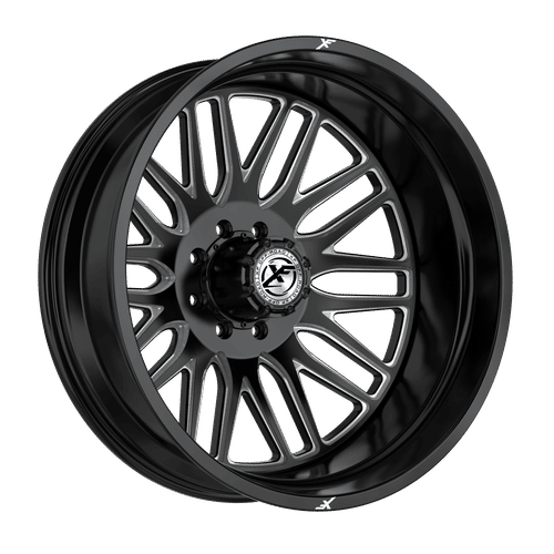 XF OFFROAD XF-240GBML-R Gloss Black Milled 20X8.25 8x210 +-192 154.3HB