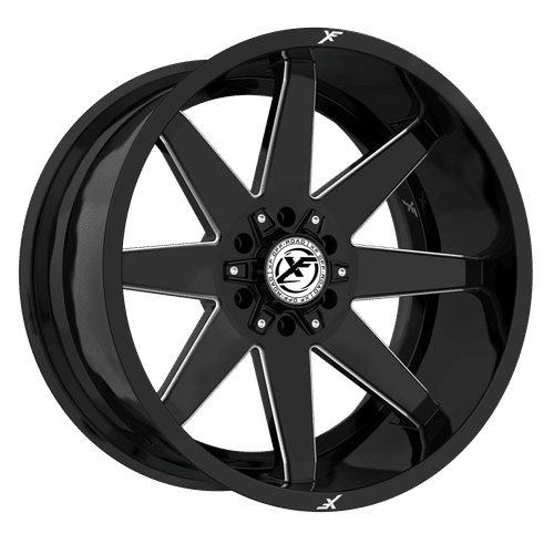 XF OFFROAD XF-236 Gloss Black Milled 20X10 6x135/6x139.7 +-12 106.4HB