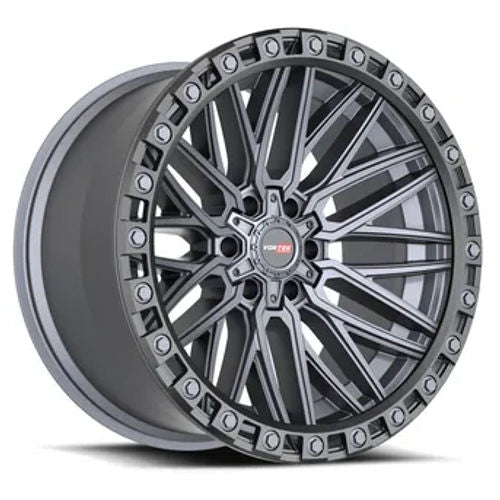 VORTEK VRT-608MTB Matte Titanium Black Bead Ring 20X12 6x135/6x139.7 +-44 106.1HB