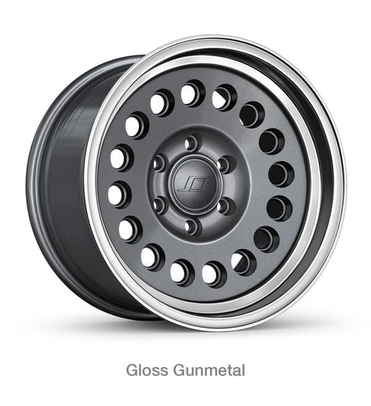 SCS FA16 Gloss Gunmetal w/Machined Lip 6x139.7 17x8.5 +20 95.1HB