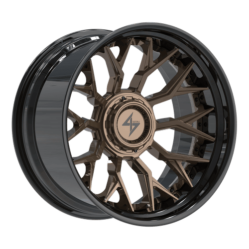 SENTALI BFX BFX2 Gloss Black Lip / Bronze Centre 22X10 6x135/6x139.7 +-24 106.1HB