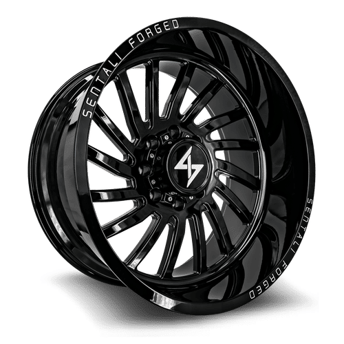 Sentali Forged SF1GB Gloss Black 30X16 8x180 +-99 124.3HB