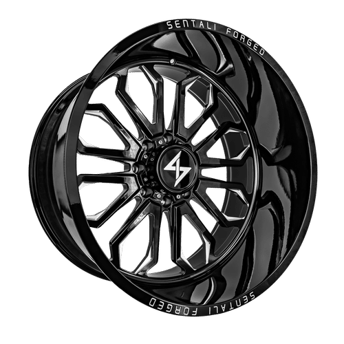 Sentali Forged SF-3 Gloss Black Milled 26X14 8x180 +-76 124.3HB