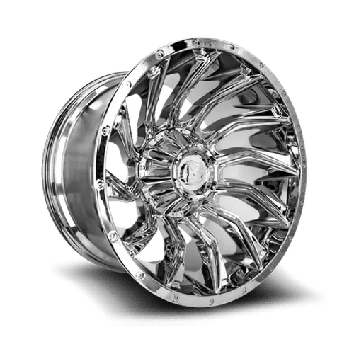 XF OFFROAD XF 224 Chrome 22X12 8x165.1/8x170 +-44 125.2HB