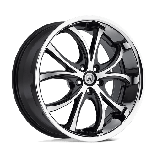 Asanti ABL-8 ELEKTRA MACHINED FACE W/ SS LIP 5X120 22X9 +32 74.1HB