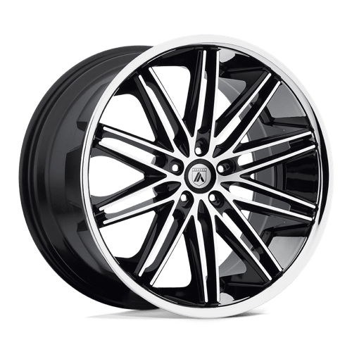 Asanti ABL-10 POLLUX MACHINED FACE W/ SS LIP 5X120 22X10 +20 74.1HB