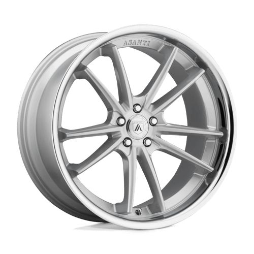 Asanti ABL-23 SIGMA BRUSHED SILVER W/ CHROME LIP 5X115 22X10.5 +25 72.56HB