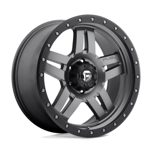 Fuel OffRoad D558 ANZA MATTE GUN METAL BLACK BEAD RING 6X5.5 20X9 +20 108HB