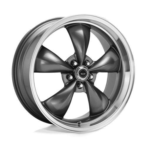 American Racing AR105 TORQ THRUST M ANTHRACITE W/ MACHINED LIP 5X115 16X7 +35 70.3HB