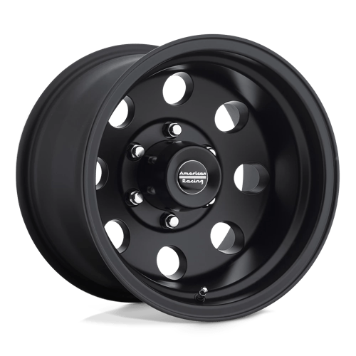 American Racing AR172 BAJA SATIN BLACK 8X6.5 17X9 -12 130.81HB