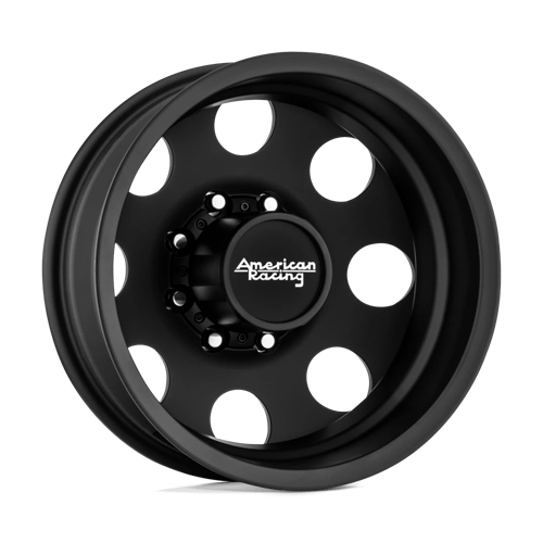 American Racing AR204 BAJA DUALLY SATIN BLACK - REAR 8X170 16X6 -134 125.1HB