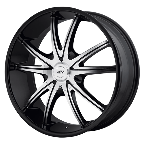 American Racing AR897 GLOSS BLACK MACHINED 6X135/5.5 18X8 +38 100.3HB