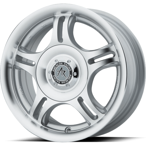 American Racing AR95T MACHINED W/ CLEAR COAT 5X112 18X8 +30 72.56HB