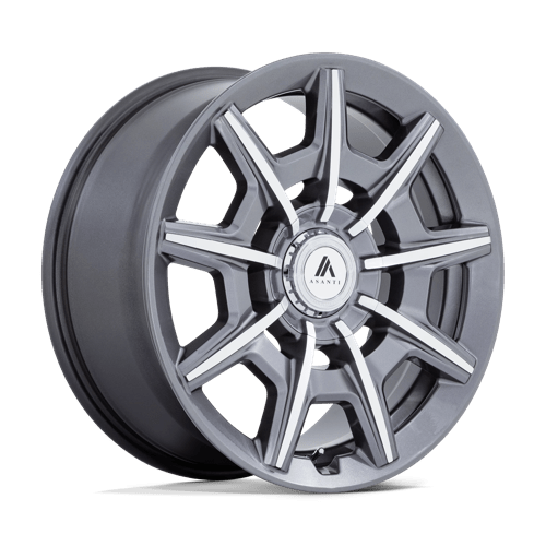 Asanti AB041 ESQUIRE GLOSS ANTHRACITE BRIGHT MACH BLANK 20X9 +15 72.6HB