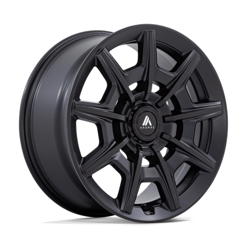 Asanti AB041 ESQUIRE SATIN BLACK GLOSS BLACK FACE 5X115/120 22X10.5 +18 74.1HB