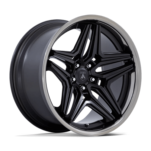 Asanti AB046 DUKE SATIN BLACK W/ DDT LIP 5x114.3 20X10.5 +18 72.56HB