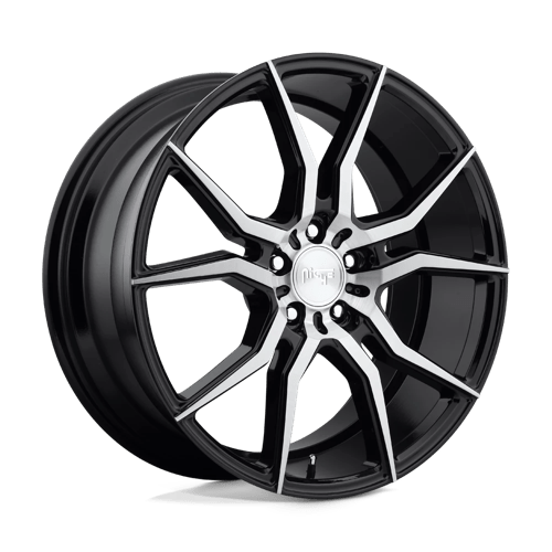 Niche M166 ASCARI GLOSS BLACK BRUSHED 5X120 19X9.5 +35 72.56HB