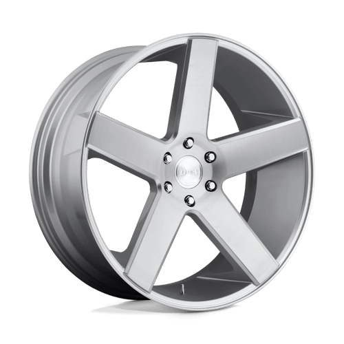 DUB S218 BALLER GLOSS SILVER BRUSHED 6X5.5 26X10 +20 106.1HB