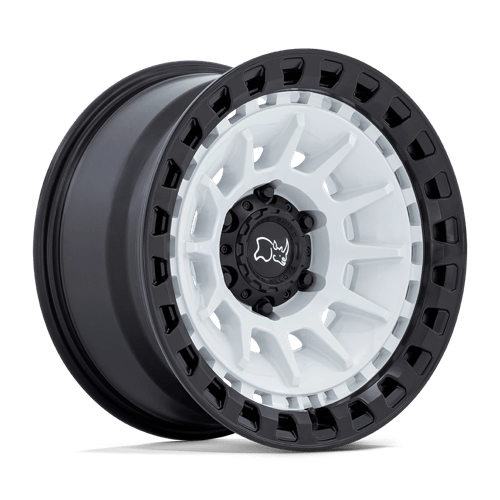 Black Rhino BARRAGE GLOSS WHITE ON MATTE BLACK 6X5.5 17X8.5 -10 106.1HB
