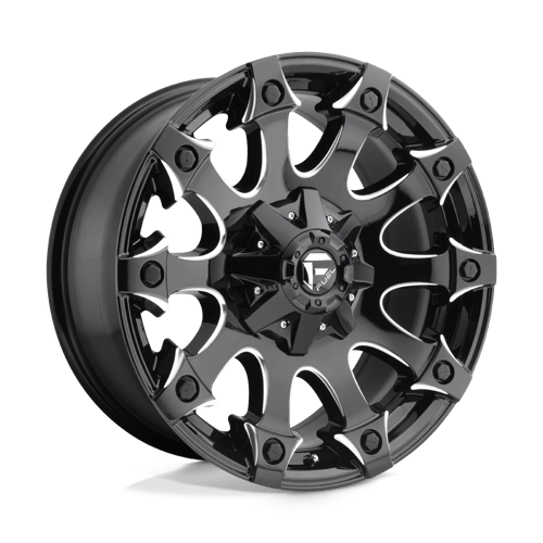 Fuel OffRoad D578 BATTLE AXE GLOSS BLACK MILLED 6X135/5.5 17X9 -12 106.1HB