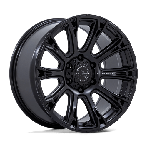 Black Rhino BR020 DIAMONDBACK MATTE BLACK 5X5.0 17X9 +12 71.5HB