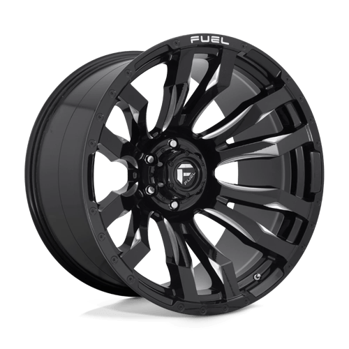 Fuel OffRoad D673 BLITZ GLOSS BLACK MILLED 6X5.5 22X12 -44 106.1HB