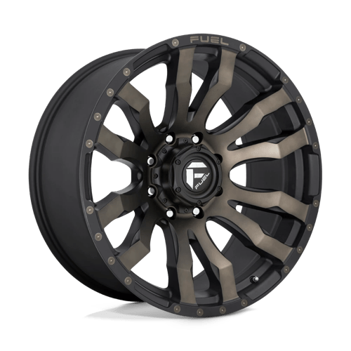 Fuel OffRoad D674 BLITZ MATTE BLACK DOUBLE DARK TINT 6X5.5 22X12 -44 106.1HB
