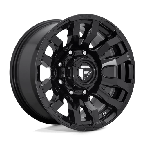 Fuel OffRoad D675 BLITZ GLOSS BLACK 8X6.5 22X10 -18 125.1HB
