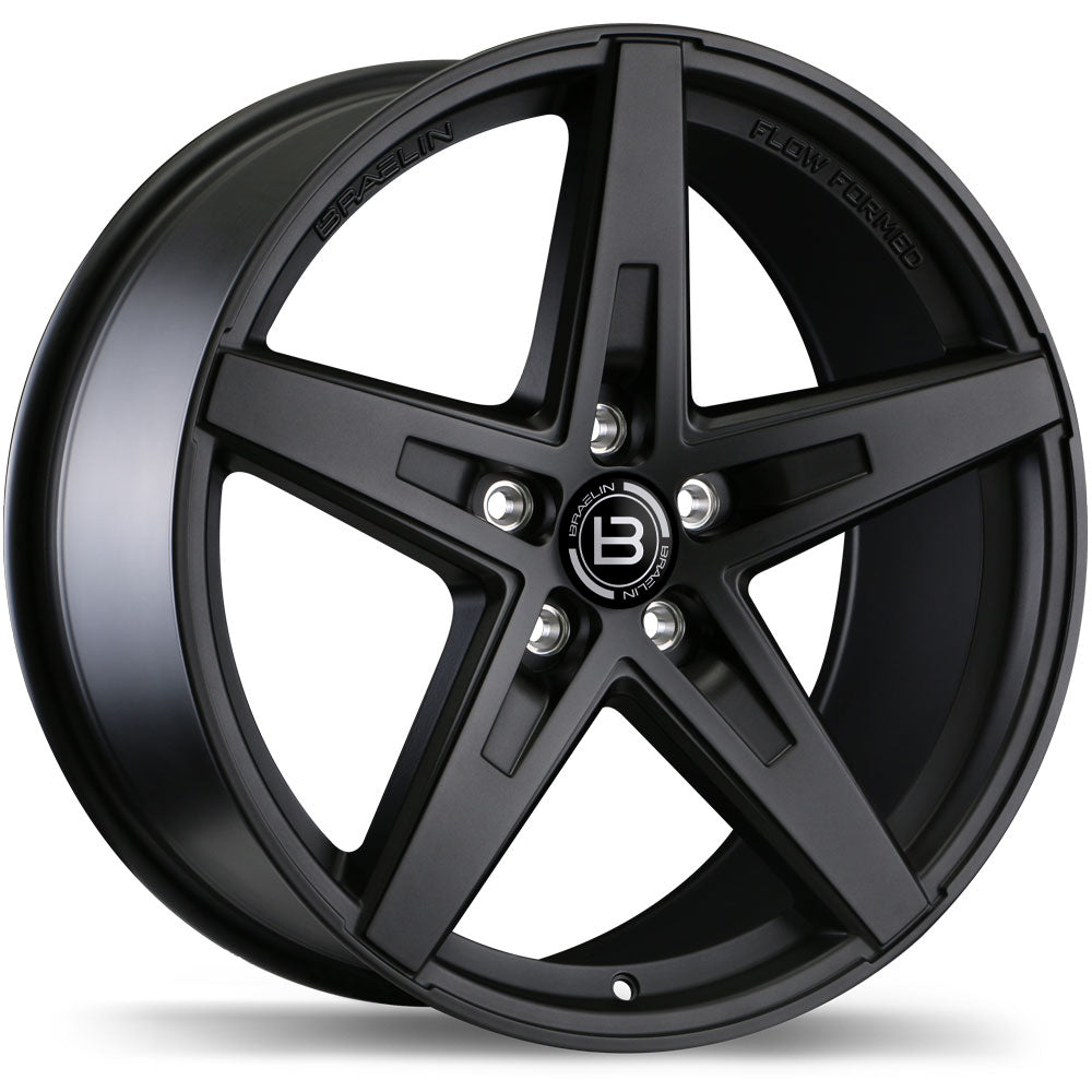 Braelin BR08 Matte Black 5x114.3 20x8.5 +45 60.1HB