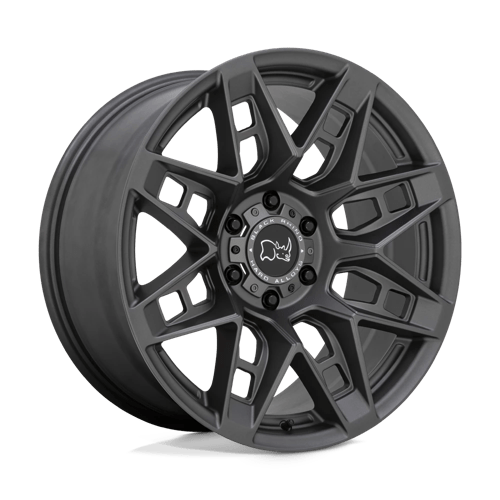 Black Rhino CAPROCK MATTE GUNMETAL 6X5.5 18X9.5 +12 112.1HB