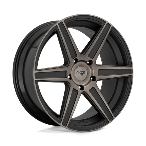 Niche M236 CARINA MATTE MACHINED DOUBLE DARK TINT 5X150 22X9.5 +30 110.1HB