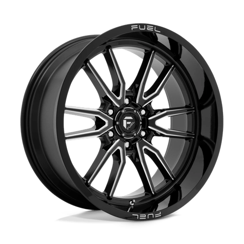 Fuel OffRoad D761 CLASH GLOSS BLACK MILLED 6X5.5 22X10 -18 106.1HB