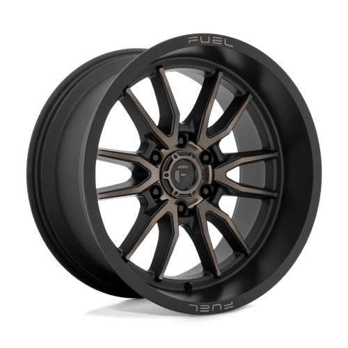 Fuel OffRoad D762 CLASH MATTE BLACK DOUBLE DARK TINT 6X135 17X9 +1 87.1HB