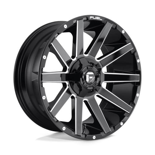 Fuel OffRoad D615 CONTRA GLOSS BLACK MILLED 6X135/5.5 20X9 +1 106.1HB