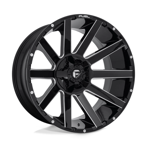 Fuel OffRoad D615 CONTRA GLOSS BLACK MILLED 8X170 24X12 -44 125.1HB