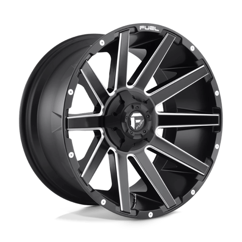 Fuel OffRoad D616 CONTRA MATTE BLACK MILLED 6X135/5.5 22X10 -19 106.1HB