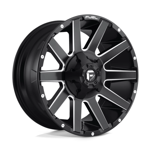 Fuel OffRoad D616 CONTRA MATTE BLACK MILLED 8X170 20X9 +20 125.1HB