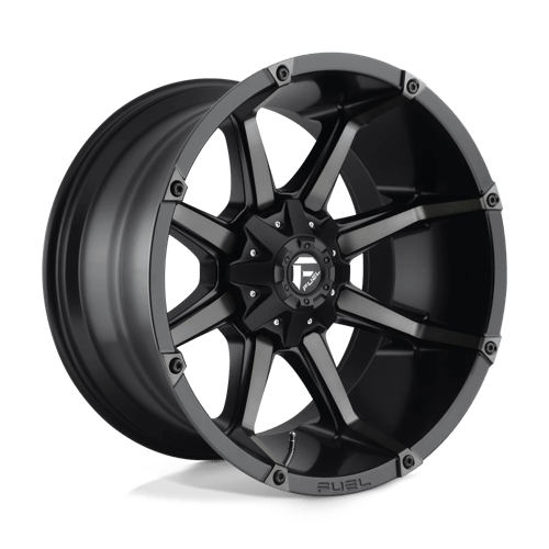 Fuel OffRoad D556 COUPLER MATTE BLACK DOUBLE DARK TINT 6X135/5.5 22X12 -44 106.1HB