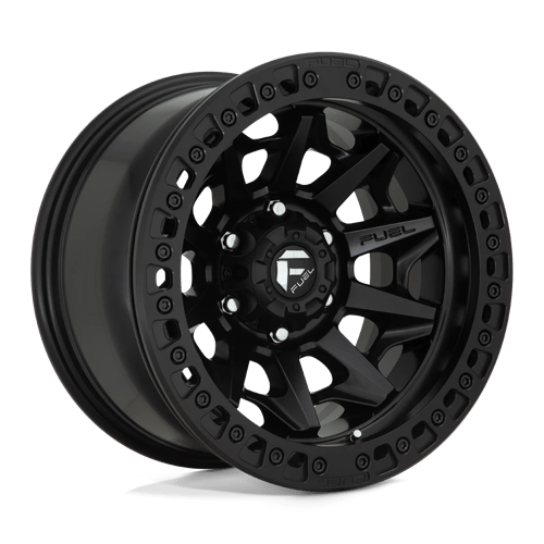 Fuel OffRoad D114 COVERT BEADLOCK MATTE BLACK 6X5.5 17X9 -15 106.1HB