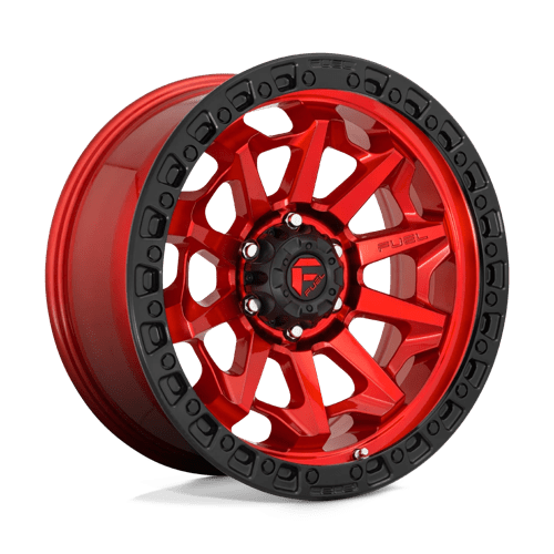 Fuel OffRoad D695 COVERT CANDY RED BLACK BEAD RING 6X5.5 18X9 +20 106.1HB
