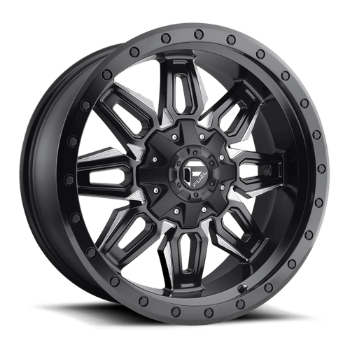 Fuel OffRoad D591 NEUTRON MATTE BLACK MILLED 5X5.5/150 20X9 +1 110.1HB
