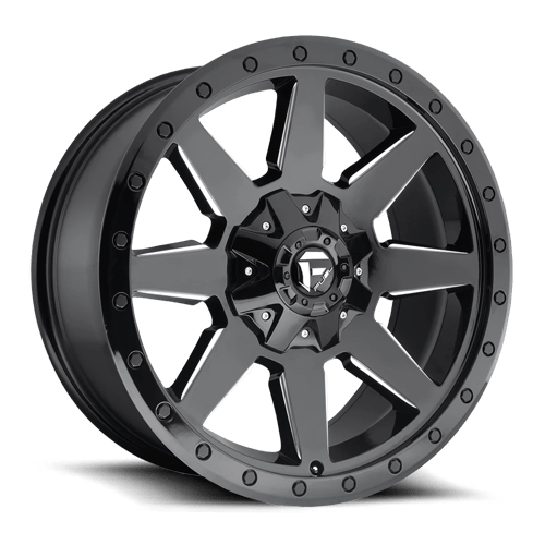 Fuel OffRoad D597 WILDCAT GLOSS BLACK MILLED 8X6.5 20X9 +1 125.1HB