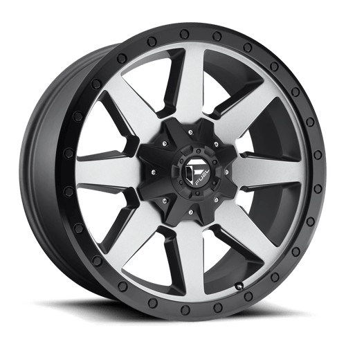 Fuel OffRoad D599 WILDCAT MATTE GUN METAL BLACK BEAD RING 6X135/5.5 20X9 +1 106.1HB