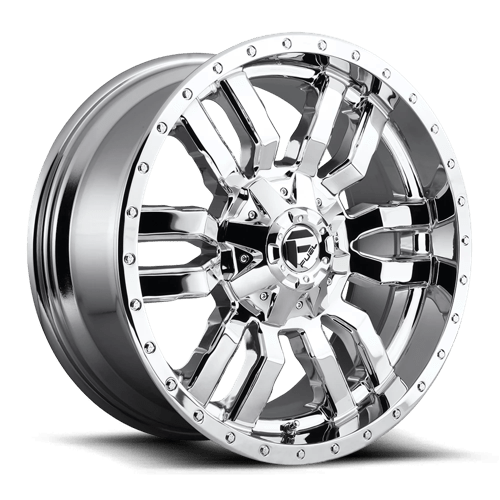 Fuel OffRoad D631 SLEDGE CHROME PLATED 8X180 20X10 -18 124.2HB