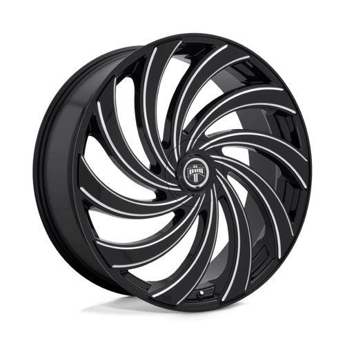 DUB S239 DELISH GLOSS BLACK MILLED 5X115/120 24X9 +15 72.56HB