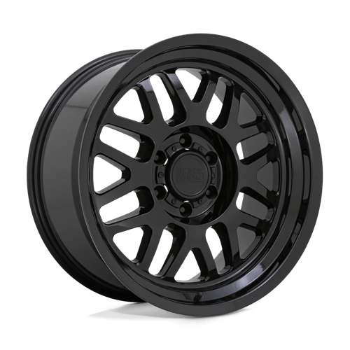 Black Rhino DELTA GLOSS BLACK 5X5.5 18X9.5 +2 87.1HB