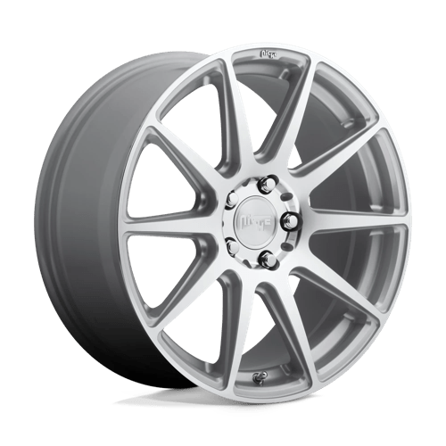 Niche M146 ESSEN GLOSS SILVER MACHINED 5x114.3 18X8 +40 72.56HB