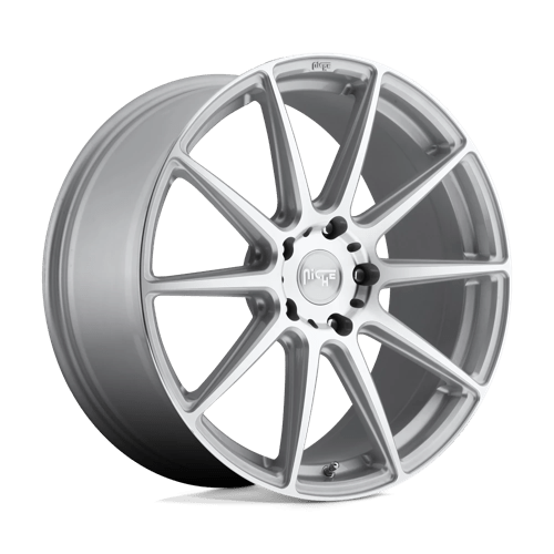 Niche M146 ESSEN GLOSS SILVER MACHINED 5x114.3 20X9 +35 72.56HB